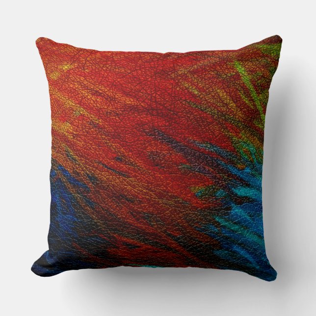 Coussin Couleur bleu vintage (Recto)