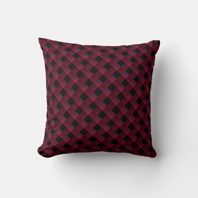 Coussin couleur Bordeaux (Recto)
