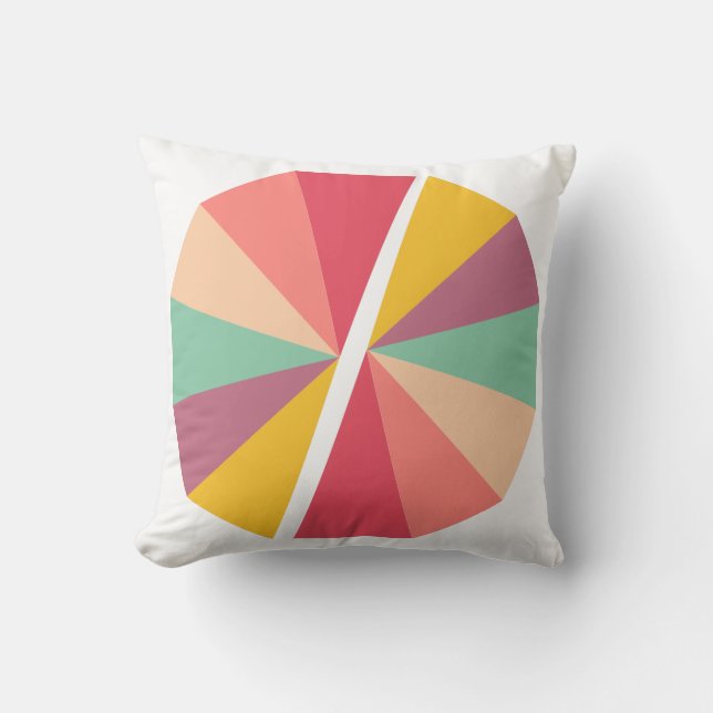 Coussin Couleur Coupe Jeu d'oreiller (Recto)