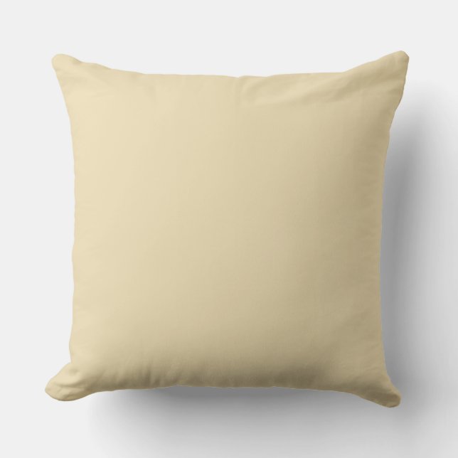 Coussin Couleur crème Beurre Correspondante (Recto)