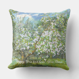 Coussin Couleur d'aquarelle fleurie