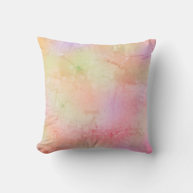 Coussin Couleur de goujon Arc-en-ciel Marbré Jeu d'oreille (Recto)