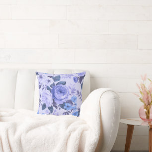 Coussin Couleur de l'instruction periwinkle en gras