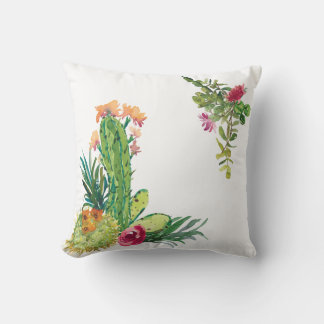 Coussin Couleur de l'oreiller à lancer de cactus