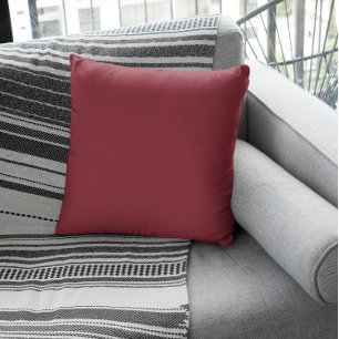 Coussin Couleur de tendance - Rouge Crimson
