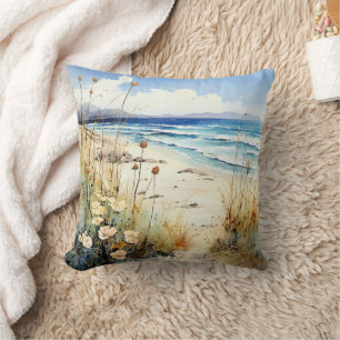 Coussin Couleur d'eau Ocean Seascape
