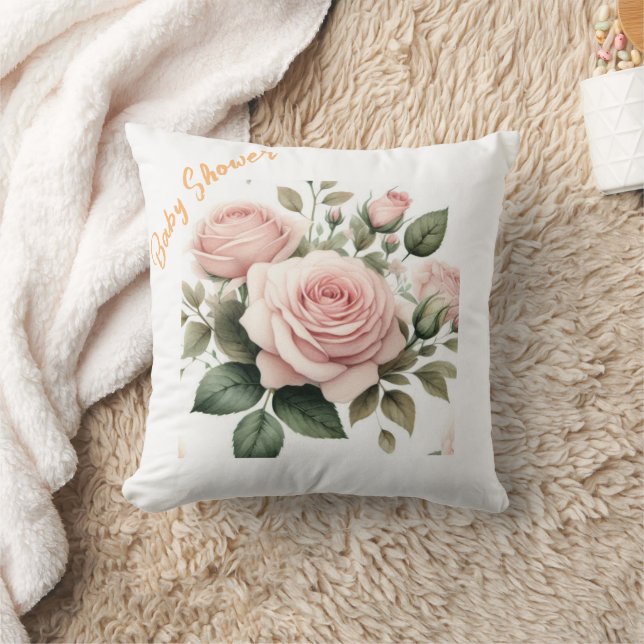 Coussin Couleur d'eau vive Rose (Couverture)