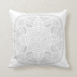 Coussin Couleur des OrnaMENTALs #0019 Starburst Bling vos