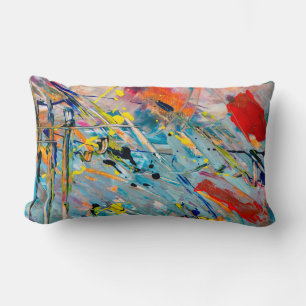 Coussin couleur eau simple