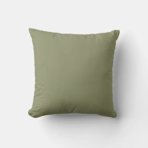 Coussin Couleur foncé vert 91946E - Option pour ajouter un