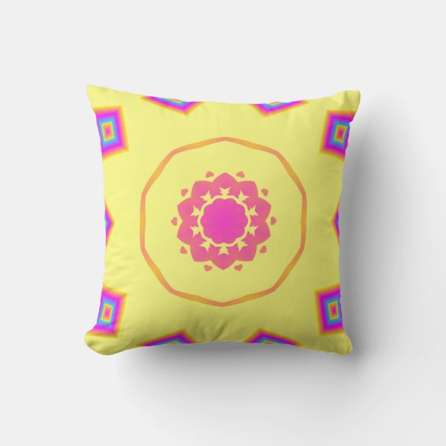 Coussin Couleur Motif brillant Jeu d'oreillers (Recto)