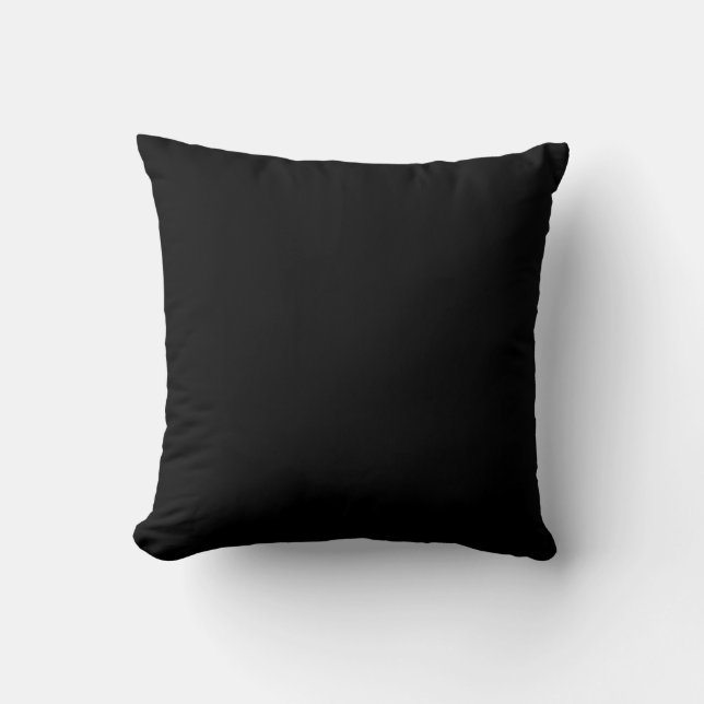 Coussin Couleur noire (Recto)