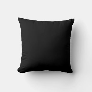 coussin couleur noire