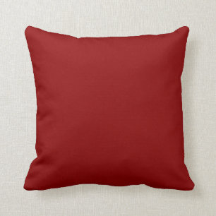 Coussin Couleur rouge foncé