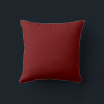 Coussin Couleur rouge sang noir uni<br><div class="desc">Arrière - plan abstrait moderne rouge noir. Couleur royale minimaliste,  luxueuse,  qui fonctionne bien à différentes occasions. #6D0000</div>