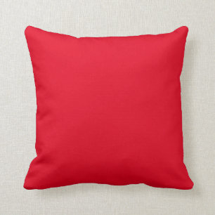 Coussin Couleur simple rouge