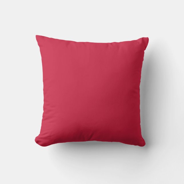 Coussin Couleur solide Berry foncé (Recto)