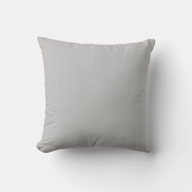 Coussin Couleur solide en argent pur (Recto)