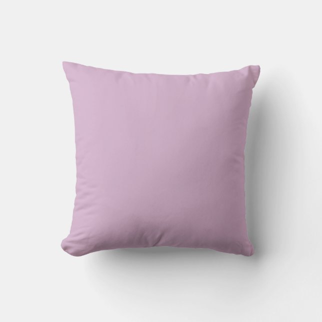 Coussin Couleur solide lavande rose (Recto)