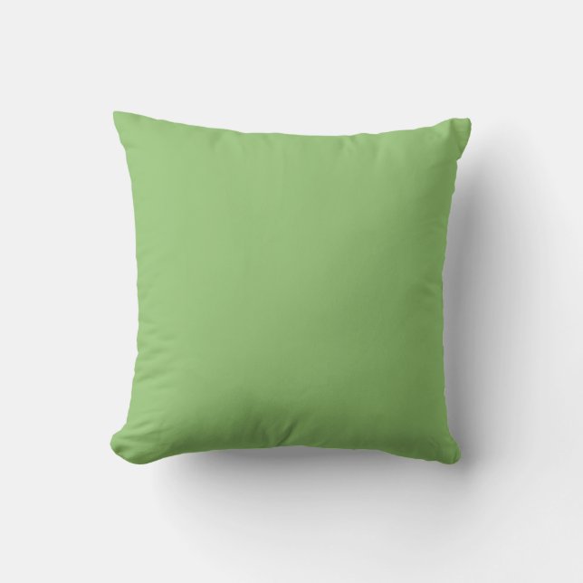 Coussin Couleur solide Pistachio (Recto)