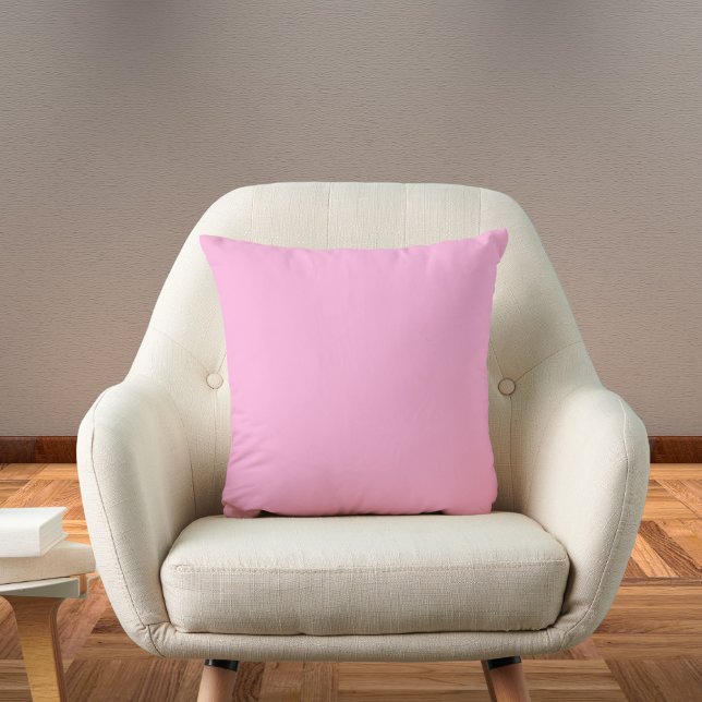 Coussin Couleur solide rose pâle (Créateur téléchargé)