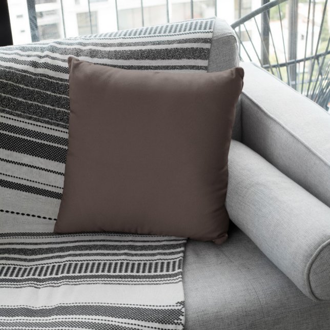 Coussin Couleur tendance - Café Brown (Créateur téléchargé)