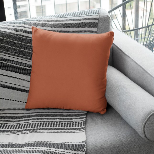 Coussin Couleur tendance - Cuivre brûlé (Créateur téléchargé)