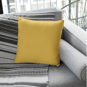 Coussin Couleur tendance - Jaune doré