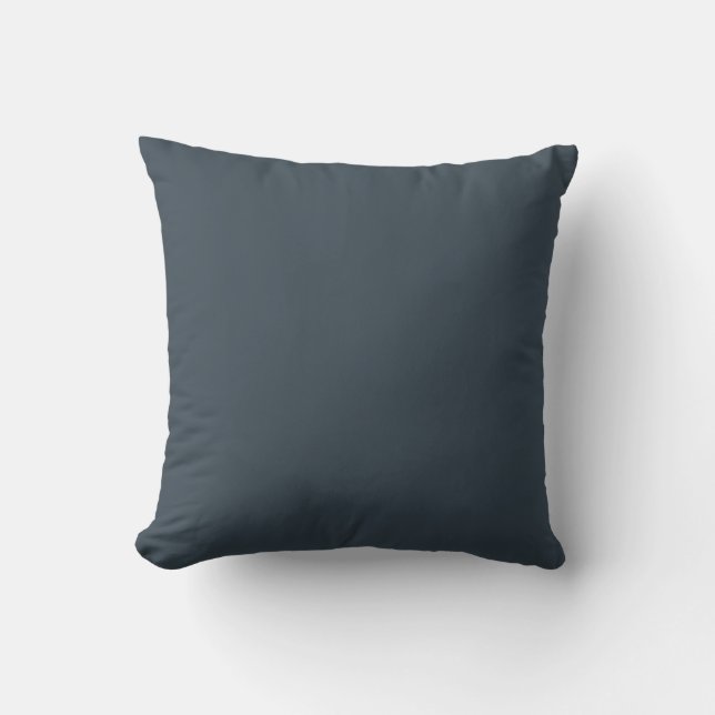 Coussin Couleur Uni Charbon (Recto)