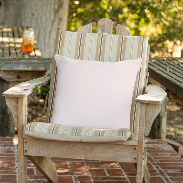 Coussin Couleur Uni Douce Pêche au Pastel Doux  (Chaise)