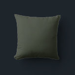 Coussin Couleur uni noir Olive<br><div class="desc">Couleur vert foncé. Convient pour les occasions officielles ou informelles. Couleur simple,  classique et tendance. Travailler avec une variété de couleurs degré. Recommander d'être dans l'armoire. Si vous aimez le principe de l'idée minimaliste,  cette couleur sera certainement utile. Outre sa beauté,  et riche en nature. hex#303729</div>