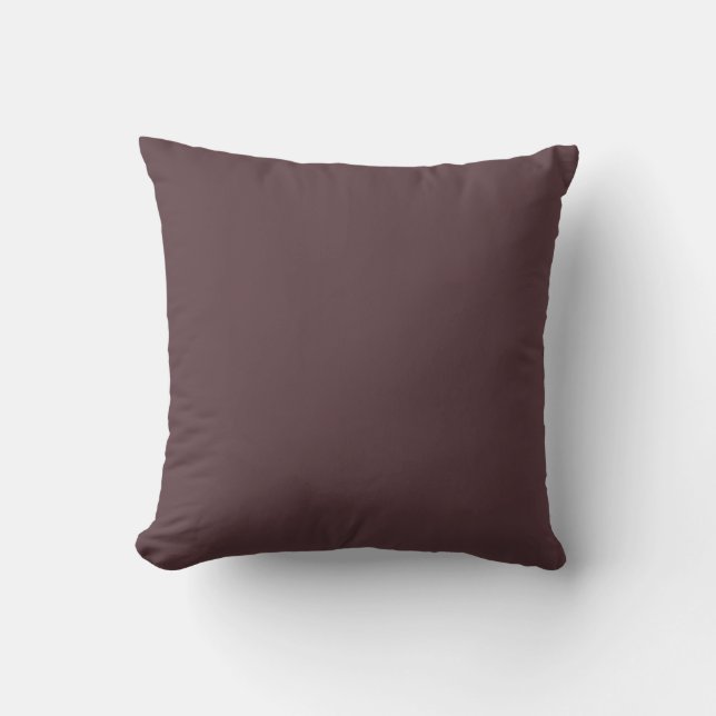 Coussin Couleur Uni Prune / Aubergine 2026 COTY (Recto)