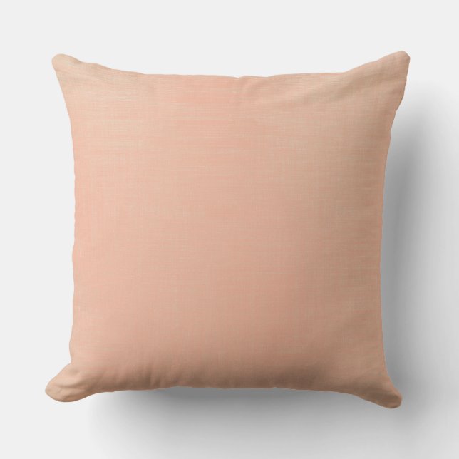 Coussin Couleur Uni Rose Pâle en Distress (Recto)
