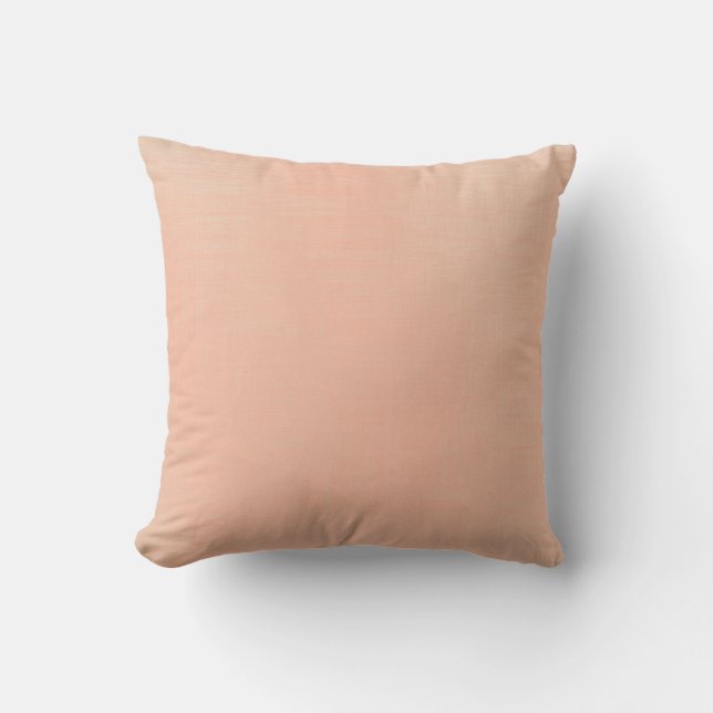 Coussin Couleur Uni Rose Pâle en Distress (Recto)