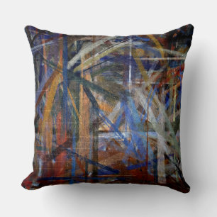 Coussin Couleurs Abstraites de peinture #44