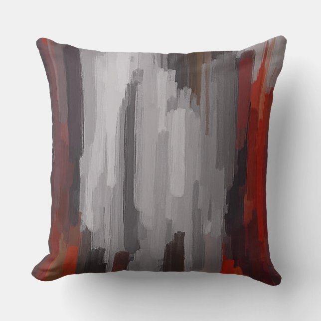 Coussin Couleurs Abstraites de peinture #6 (Recto)