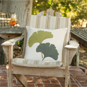 Coussin Couleurs Arrière - plans personnalisables Feuilles