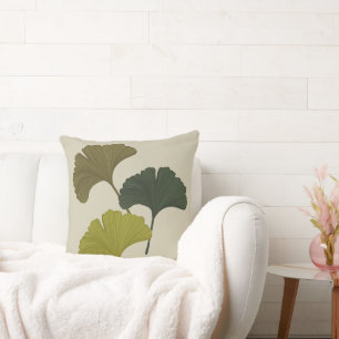 Coussin Couleurs Arrière - plans personnalisables Feuilles