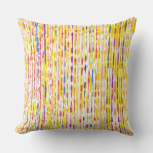 Coussin Couleurs colorées gouttes Motifs Accents Jeter des