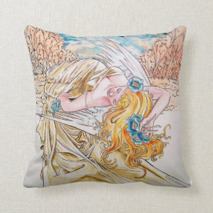 Coussin Couleurs d'anges Jetant l'oreiller (16 x 16 pouces