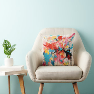 Coussin Couleurs d'art Abstraites