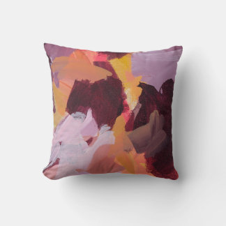 Coussin Couleurs d'automne uniques d'art abstrait