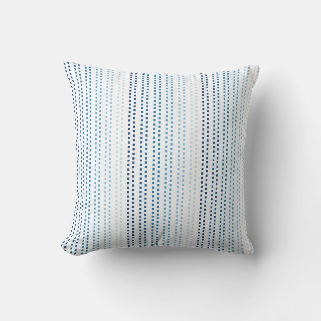 Coussin Couleurs de bleu avec couleur Arrière - plan chang (Recto)