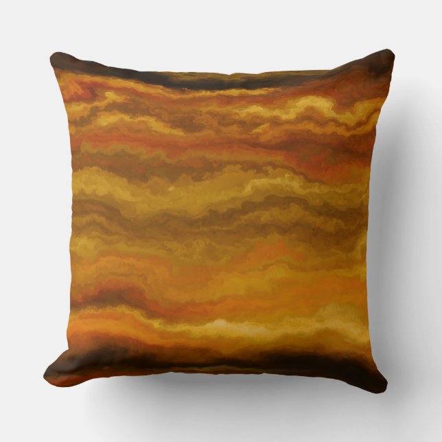 Coussin Couleurs de Canyon Désertique de Style Sud-Ouest (Recto)