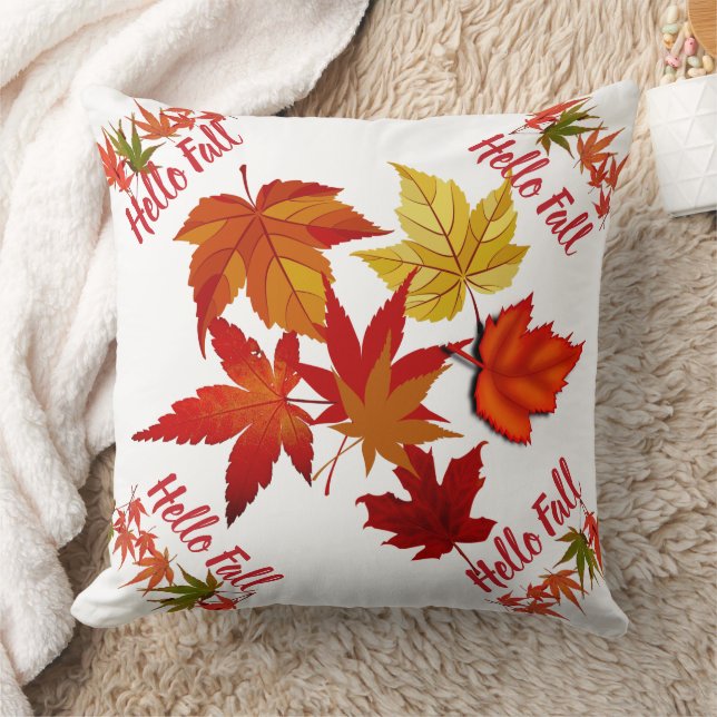 Coussin Couleurs de l'automne Maple Feuille Accueil Décor  (Couverture)