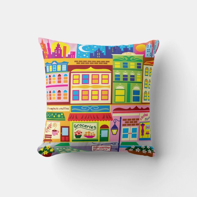Coussin Couleurs de Main Street (Recto)