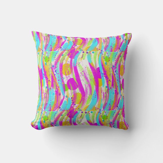 COUSSIN COULEURS DE PRINTEMPS (Recto)