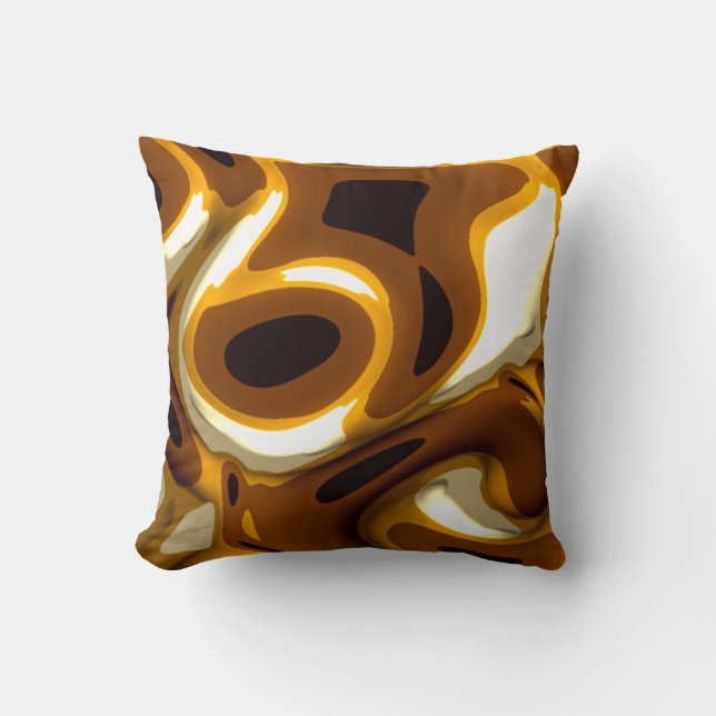 Coussin Couleurs dorées  (Recto)