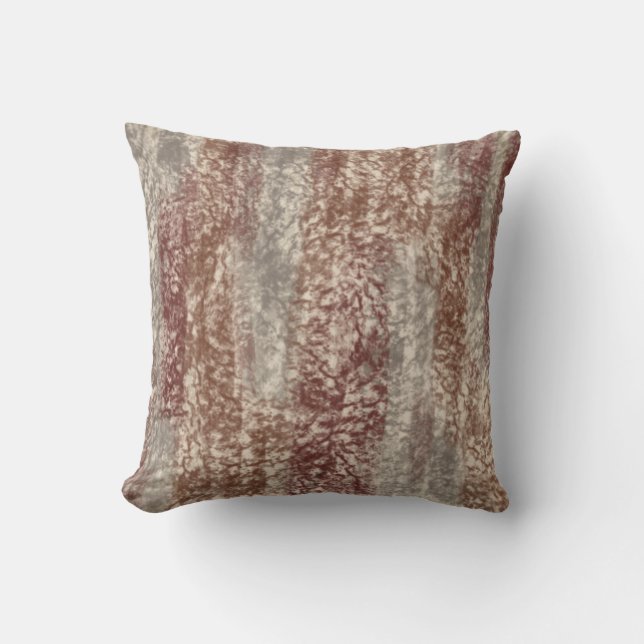 Coussin Couleurs douces Abstraites Gris Beige Vin & Chocol (Recto)