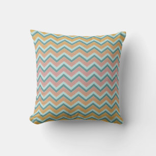 Coussin Couleurs douces et chaudes ZigZag